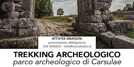 trekking archeologico Carsulae
