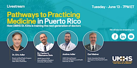 [Livestream] Pathways to Practicing Medicine in Puerto Rico
