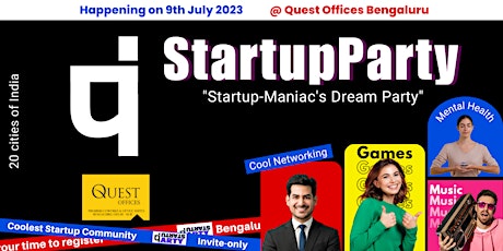 StartupParty- The Coolest Startup Event in Bengaluru