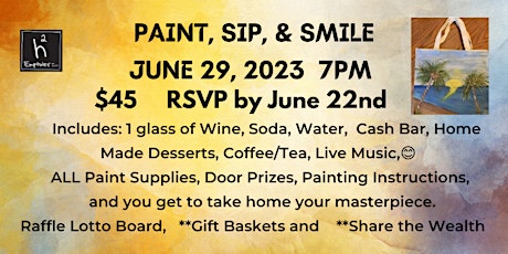 h2 Empower's  Paint, Sip & Smile Fundraiser