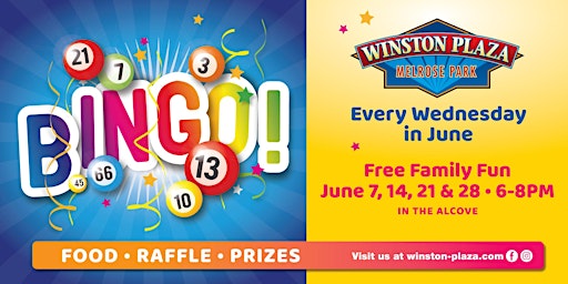 Free Bingo Nights at Winston Plaza! primary image