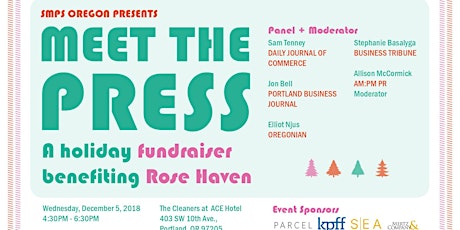 Meet the Press: A Holiday Fundraiser Benefiting Rose Haven primary image