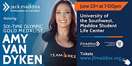 Jack Maddox Distinguished Lecture Series Presents Amy Van Dyken