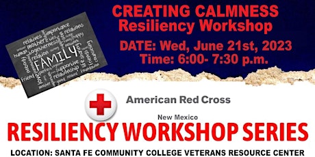NM Red Cross  Workshop Creating Calmness