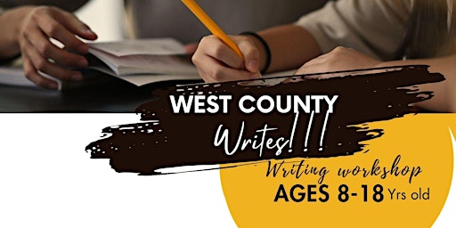 Summer “Break” afternoon writing workshops for ages 8-18 yrs old primary image