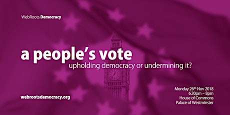 A People's Vote: Upholding Democracy or Undermining It? primary image