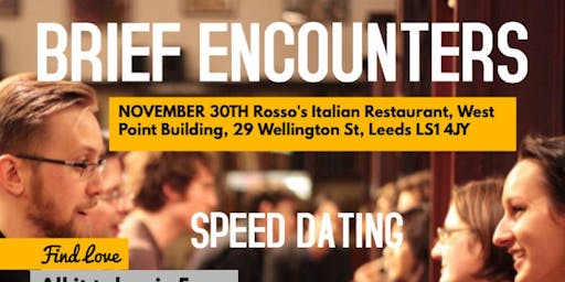 Speed dating events leeds