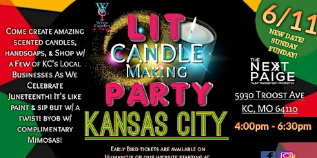 3rd Annual Lit Candle Making Party - Kansas City