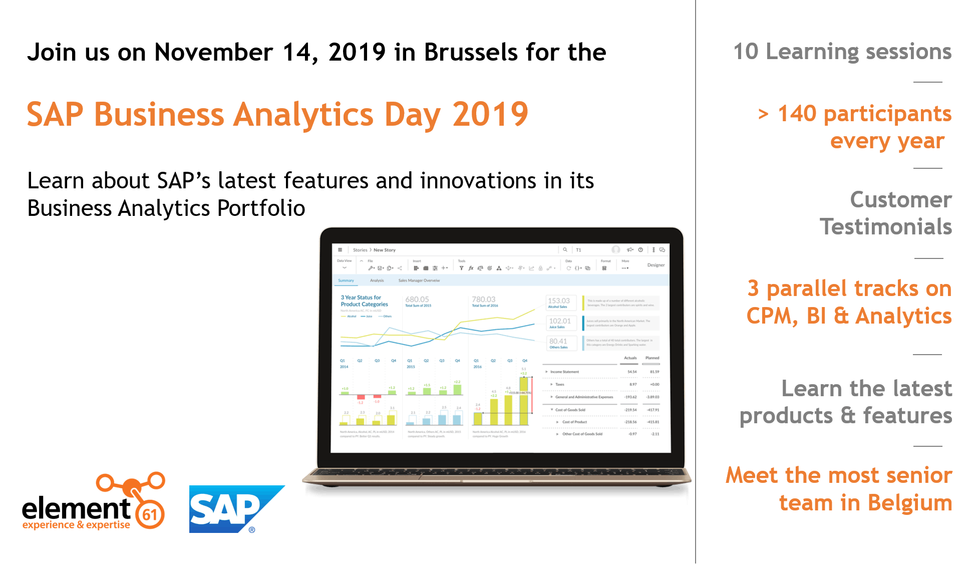 SAP Business Analytics Day 2019