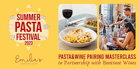 Pasta & Wine Pairing Masterclass primary image