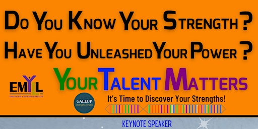 Primaire afbeelding van Your Talent Matters - Discover Your Strengths to Unleash Your Power