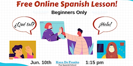 "Free Online Spanish Lesson - Beginners Only"
