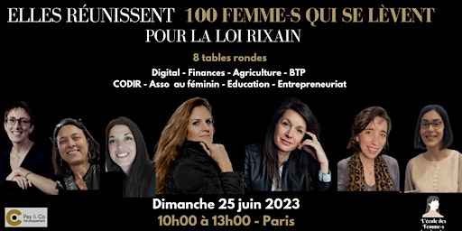 100 Femme-s se lèvent pour la loi Rixain primary image
