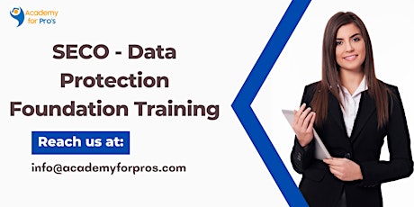 SECO - Data Protection Foundation  2 Days Training in Morristown, NJ
