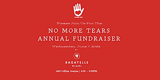 No More Tears Annual Fundraiser
