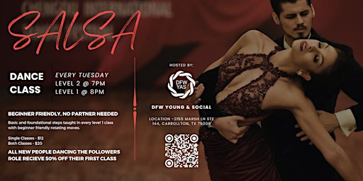 Salsa Tuesdays  - DFW Young & Social primary image