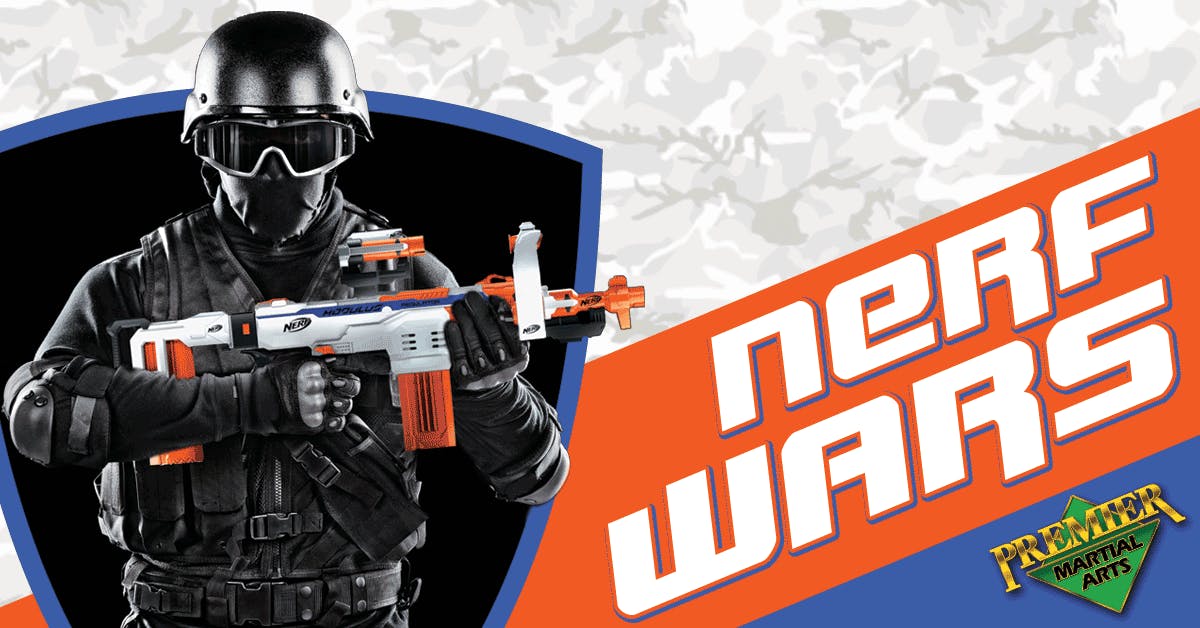 Nerf Wars for Oaklawn Elementary at Premier Martial Arts Cranston