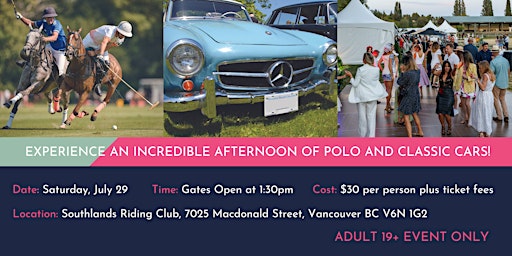 Vancouver International Polo Festival & Classic Car Show primary image