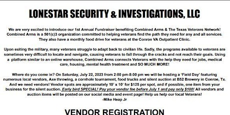 Combined Arms Veterans Fundraiser