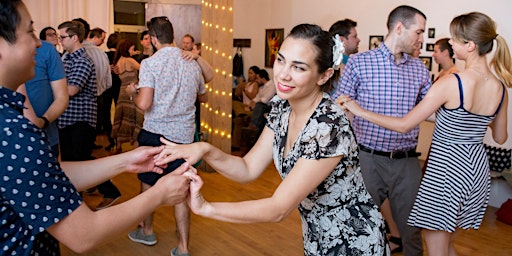 Primaire afbeelding van Beginner Swing Dance Class + Dance Social | BYOB