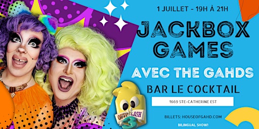 Primaire afbeelding van Jackbox Games with The Gahds - Bar Le Cocktail