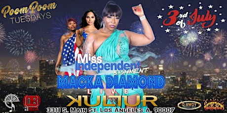 Miss INDEPENDENT "JULY 3RD" Ft. MACKA DIAMOND (The Queen Of The Dancehall) primary image