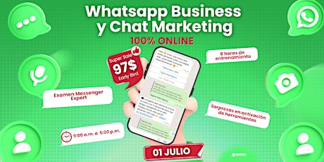 WhatsApp Business y Chat Marketing Aplicando AI | Online