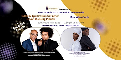 Verity Centre presents: Fathers Day Brunch, Concert, & Men Who Cook.