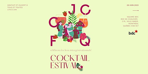 Image principale de Cocktail estival - célébrons les liens intergénérationnels!