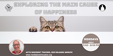 Exploring the Main Cause of Happiness with Gen Kelsang Wangpo