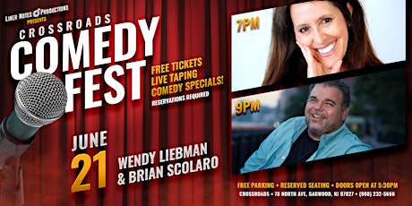 Crossroads Comedy Fest Day #3 w/ Wendy Liebman & Brian Scolaro