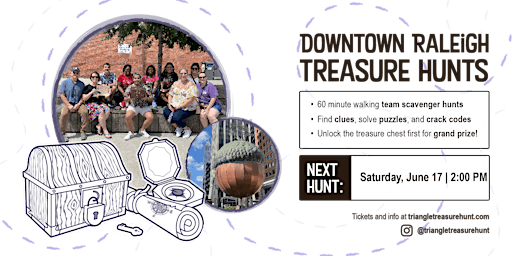 Downtown Raleigh Treasure Hunt - Walking Team Scavenger Hunt! primary image