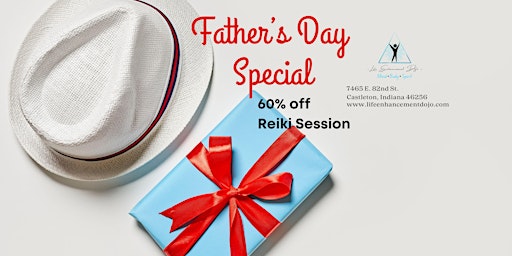 JUNE'S FATHER'S DAY SPECIAL 60% OFF REIKI SESSION primary image