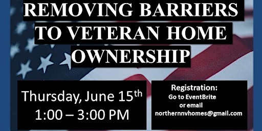 Hauptbild für Removing Barriers To Veteran Home Ownership - CE Course