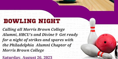 Bowling Night with Morris Brown College Philadelphia Alumni Chapter