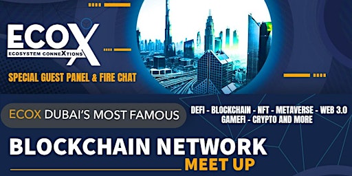 EcoX meetup startups, Web3: Blockchain,NFT, Defi, AI sports primary image