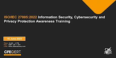 ISO/IEC 27005:2022 Information Security, Cybersecurity  Awareness -  ₤130
