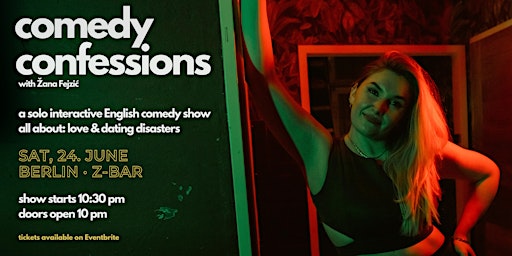 Comedy Confessions: An  Interactive English Comedy Show (Berlin) primary image