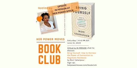 Her Power Moves June Book Club - Bring Yourself by Mori Taheripour