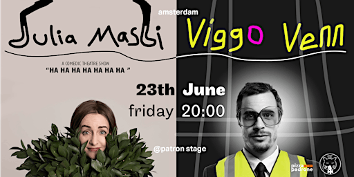 Julia Masli & Viggo Venn - A Split Comedic Theatre Show - Patron Stage primary image