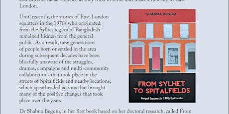 From Sylhet to Spitalfields: Bengali Squatters in 1970s East London  primärbild