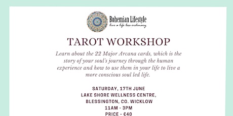 Tarot Workshop - Master the Major Arcana (Blessington, Co. Wicklow)