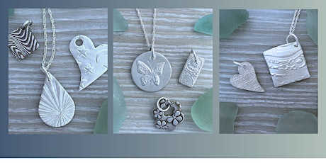 Jewellery Workshop - Silver Clay Pendant - Tues 30th April - 1/2 day - PM