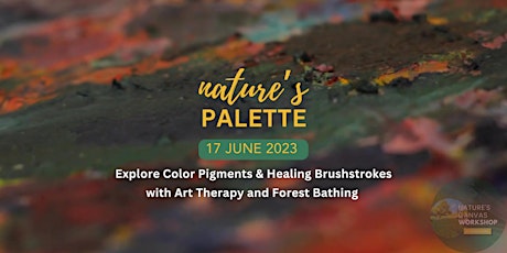 Imagen principal de FOREST BATHING & ART THERAPY GROUP WORKSHOP | PALETTE