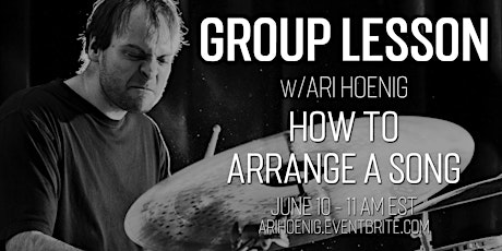 Group Lesson with Ari Hoenig - June 10th primary image