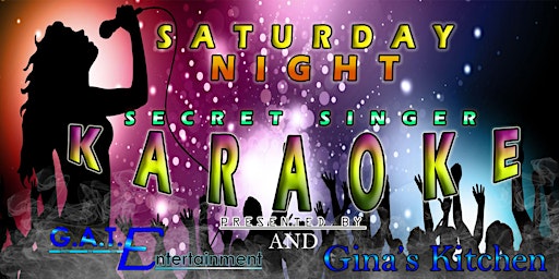 Saturday Night Karaoke!!  with Secret Singer Mini Games!! primary image