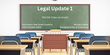 Legal Update 1 - ONLINE - 4 Hrs of TREC-required CE! primary image