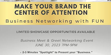 Business Networking with (FUN)