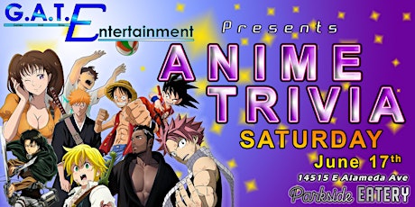 Anime Trivia Night in Aurora!!