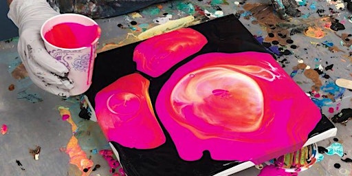 “Paint & Sip!” Intro to Acrylic Paint Pouring! primary image